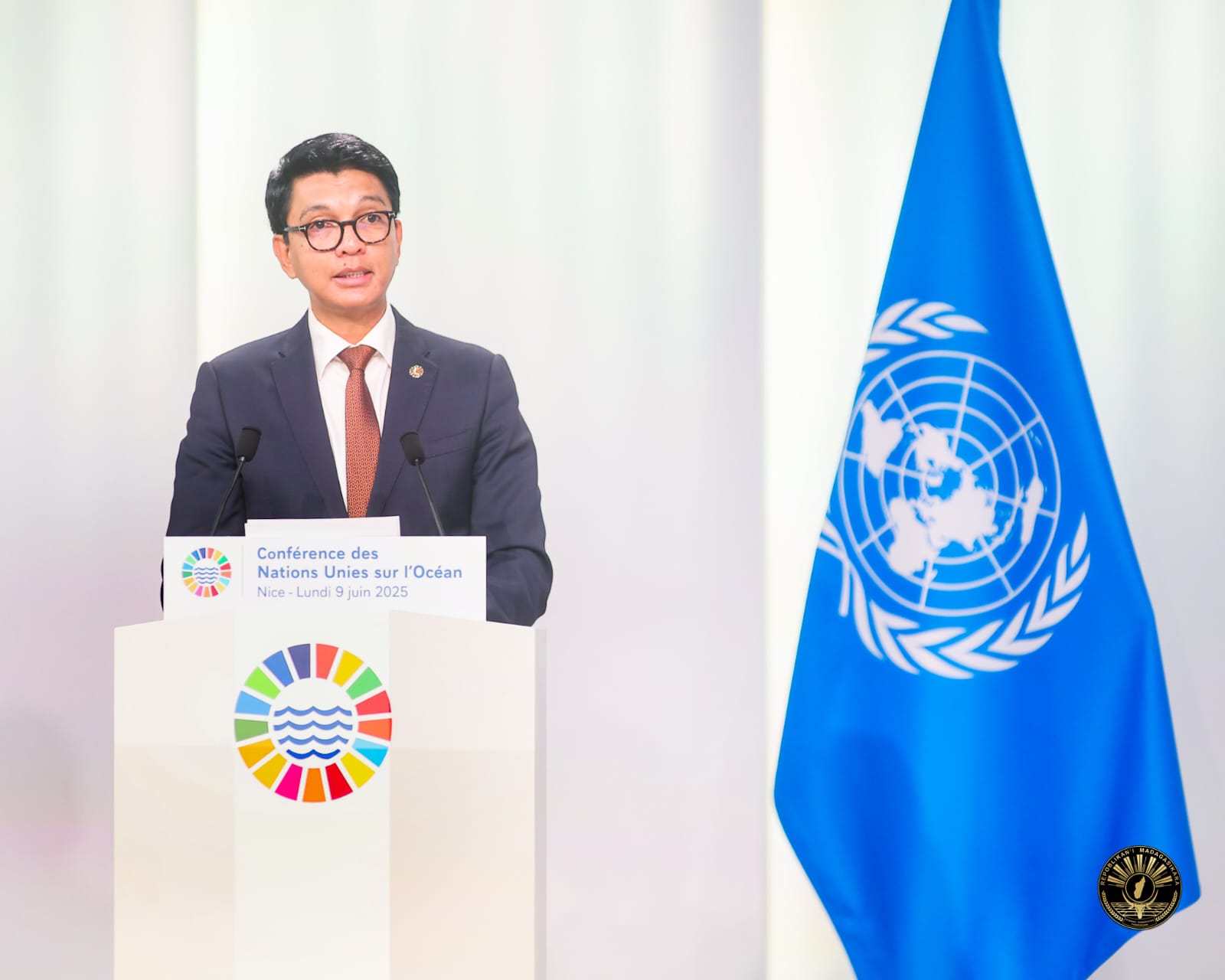 Fanokafana ny Fivoriamben'ny Firenena Mikambana momba ny ranomasimbe 2025