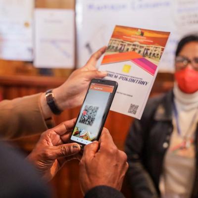 14/10/2021 - Lancement de la distribution du nouveau karinem-pokontany digitalisé, Antananarivo, Région Analamanga