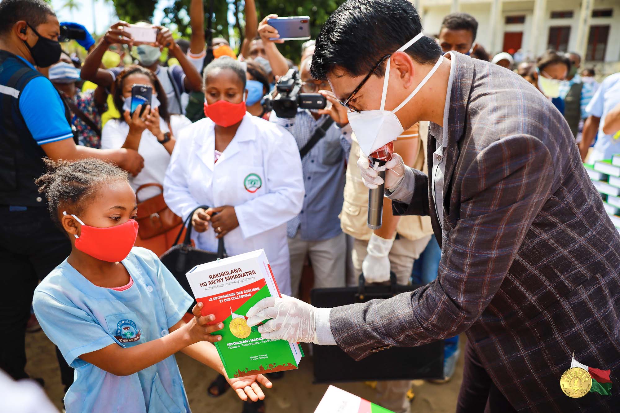 Visite du Président de la République Andry Rajoelina à Toamasina