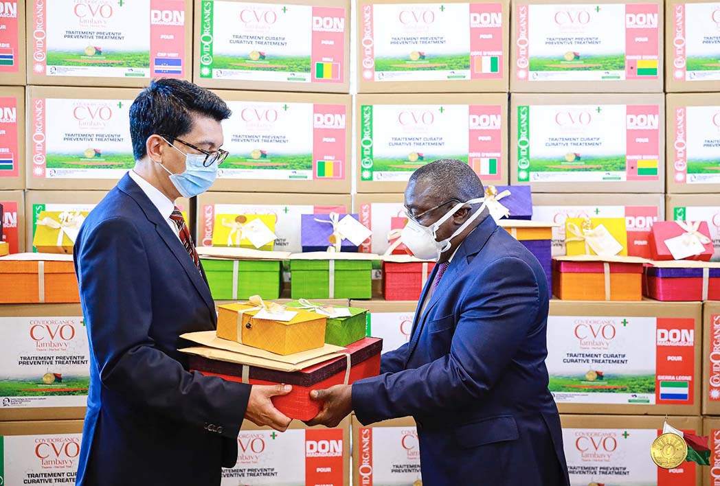 Madagascar fait don de Covid-Organics aux pays membres de la CEDEAO