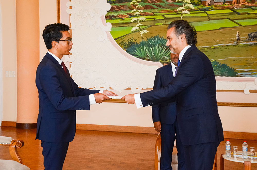  Présentation de la Lettre de créances de l’Ambassadeur du Liban à Madagascar