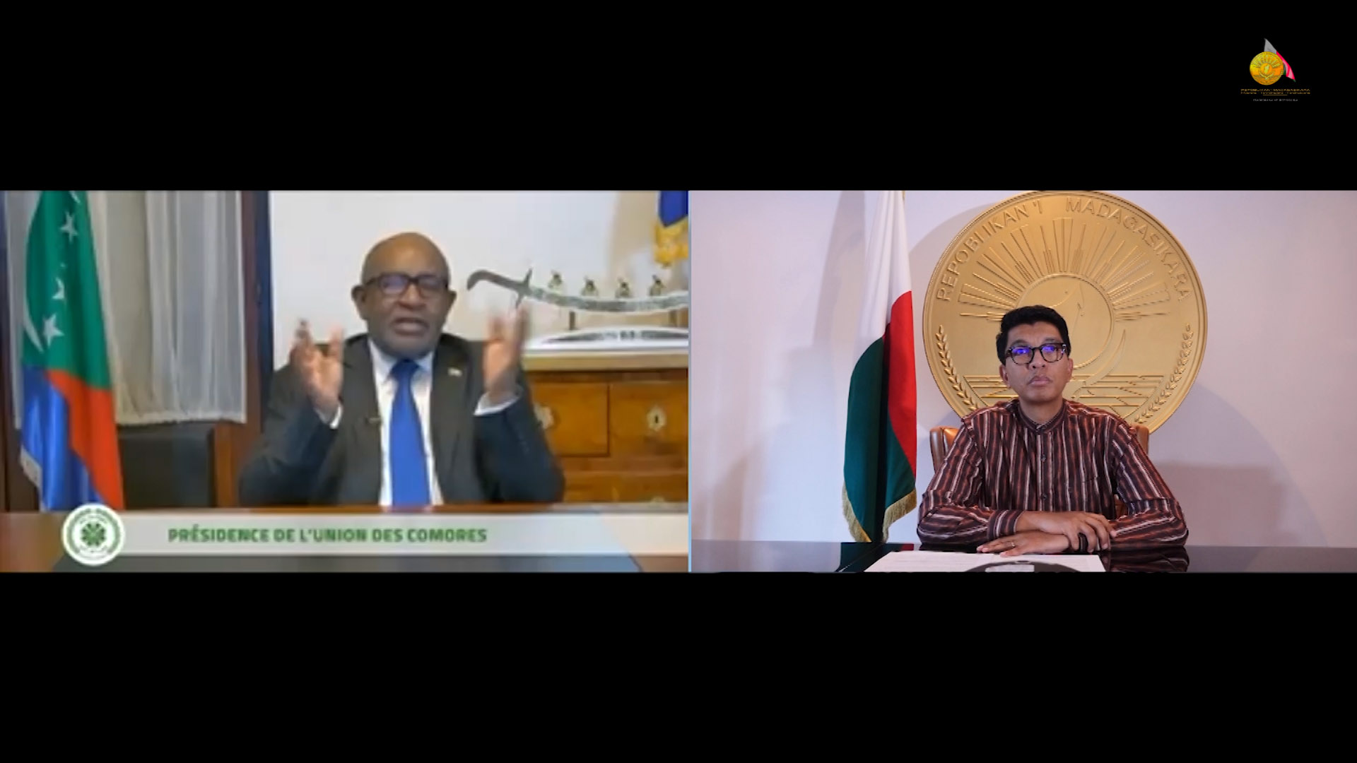 TAFA NIFANAOVAN’NY FILOHAN’NY NOSY COMORES TAMIN’NY FILOHA ANDRY RAJOELINA