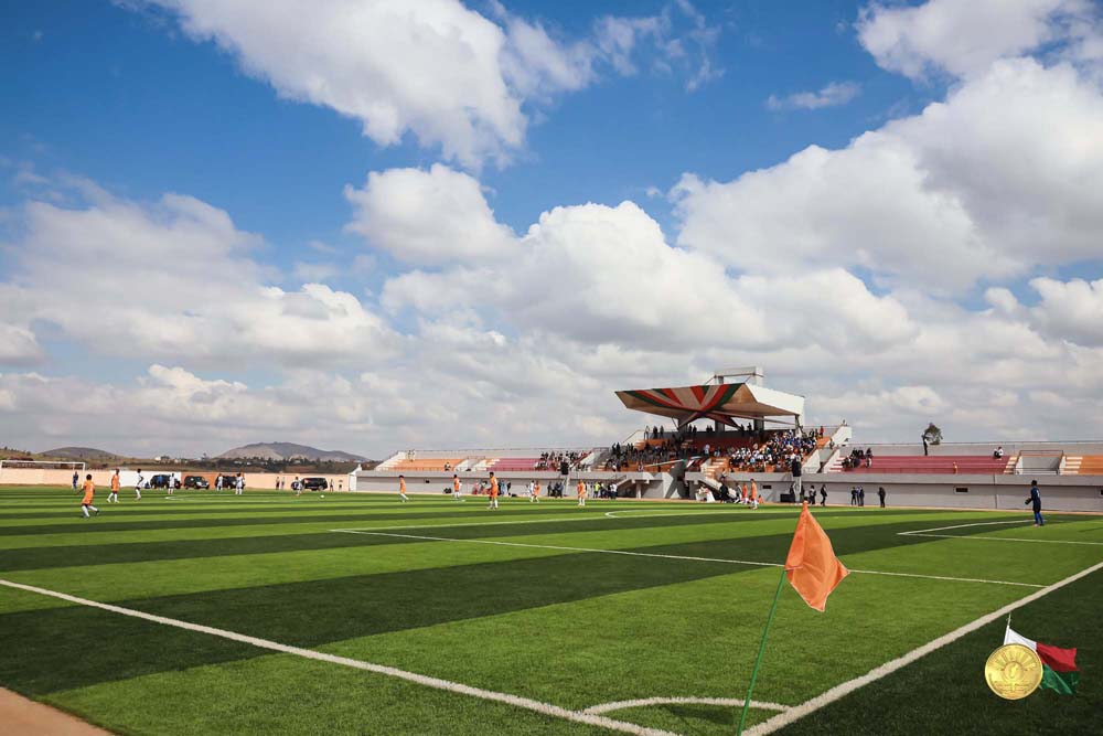 Inauguration du Stade Manarapenitra de Mahitsy