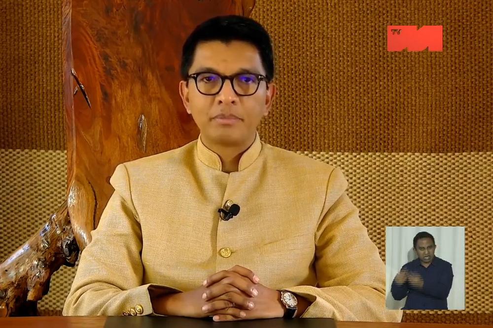 Mivantana tao amin’ny TVN : Tafan’ny Filoham-pirenena Andry Rajoelina ho an’ny vahoaka malagasy