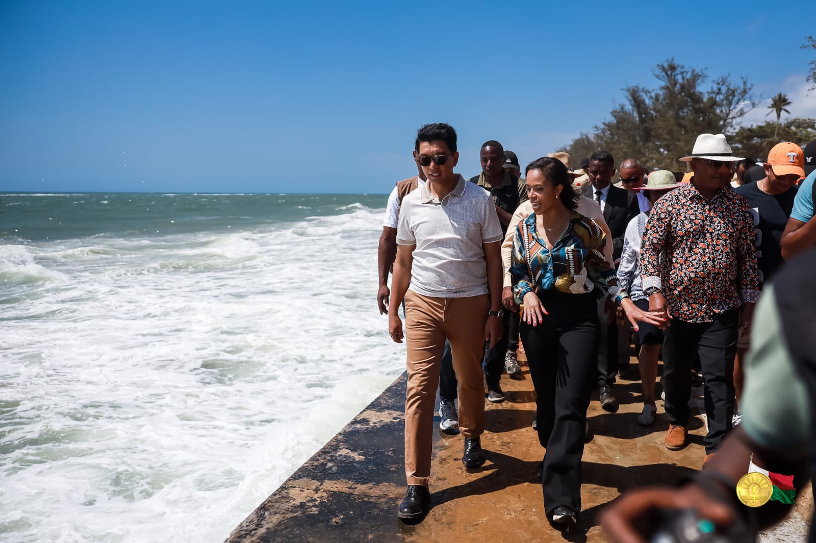 Inauguration des infrastructures de protection côtière à Manakarabe