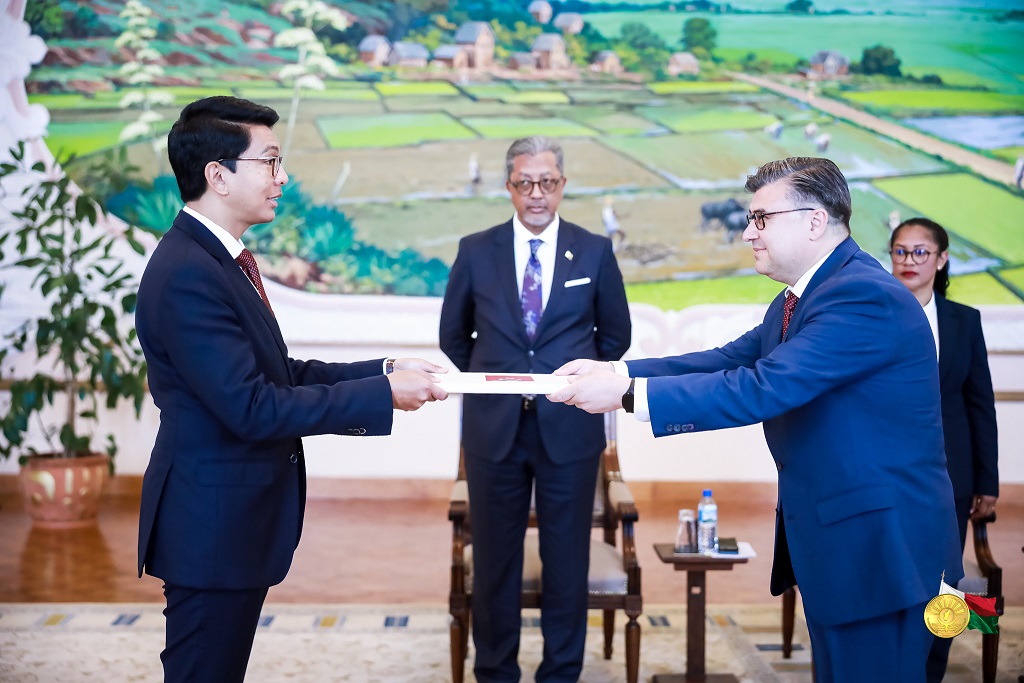 Présentation des Lettres de Créance de la Nouvel ambassadeur de Turquie à Madagascar