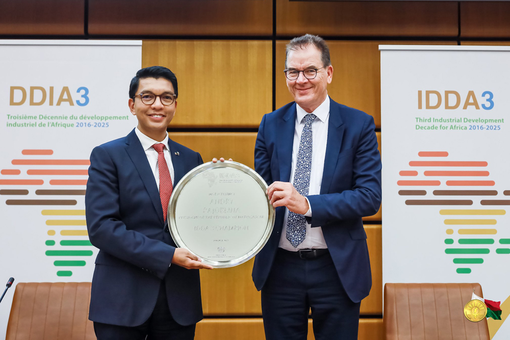 CEREMONIE DE REMISE DE TROPHEE PAR L’ONUDI – VIENNE, AUTRICHE 12 AOUT 2022