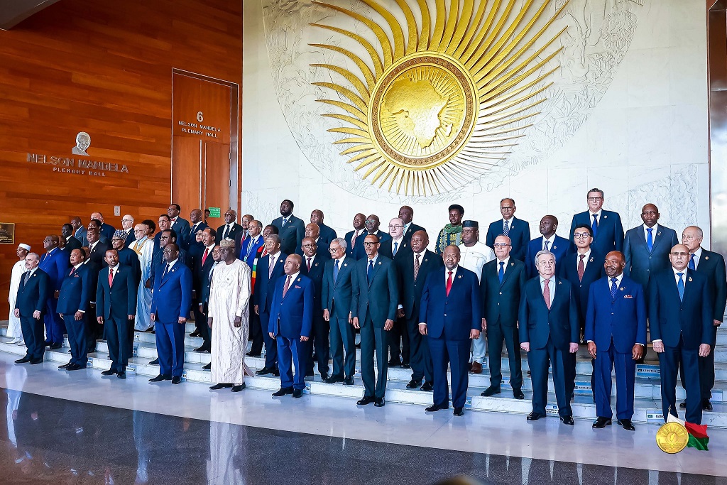 Le président de la République Andry Rajoelina au 36ème Sommet de l'Union  Africaine