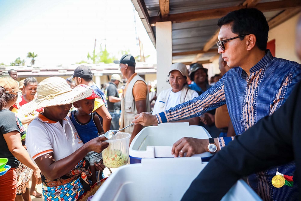 Déplacement du Président de la République dans le district de Nosy Varika