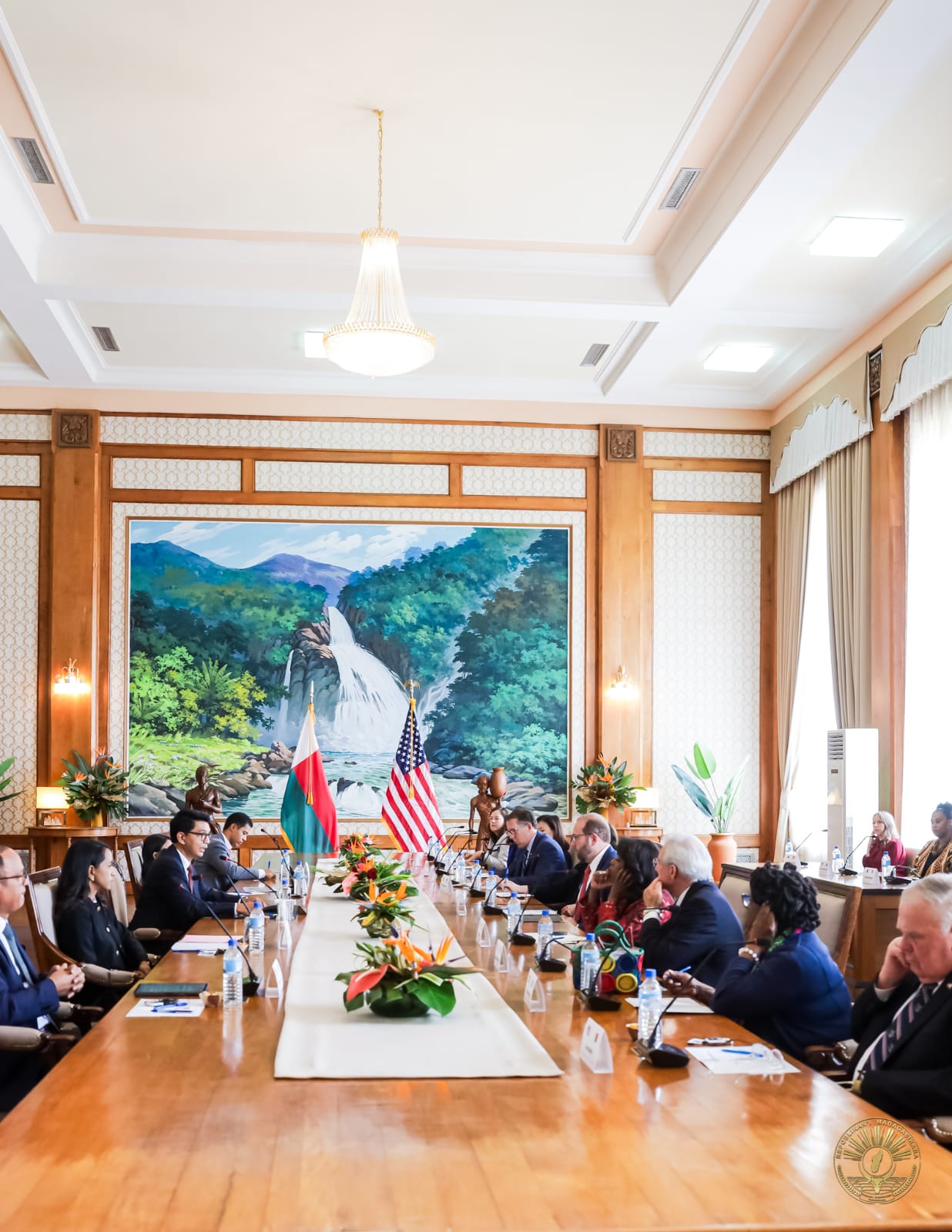 Rencontre avec la délégation de la Commission des Voies et Moyens du Congrès des États-Unis d’Amérique