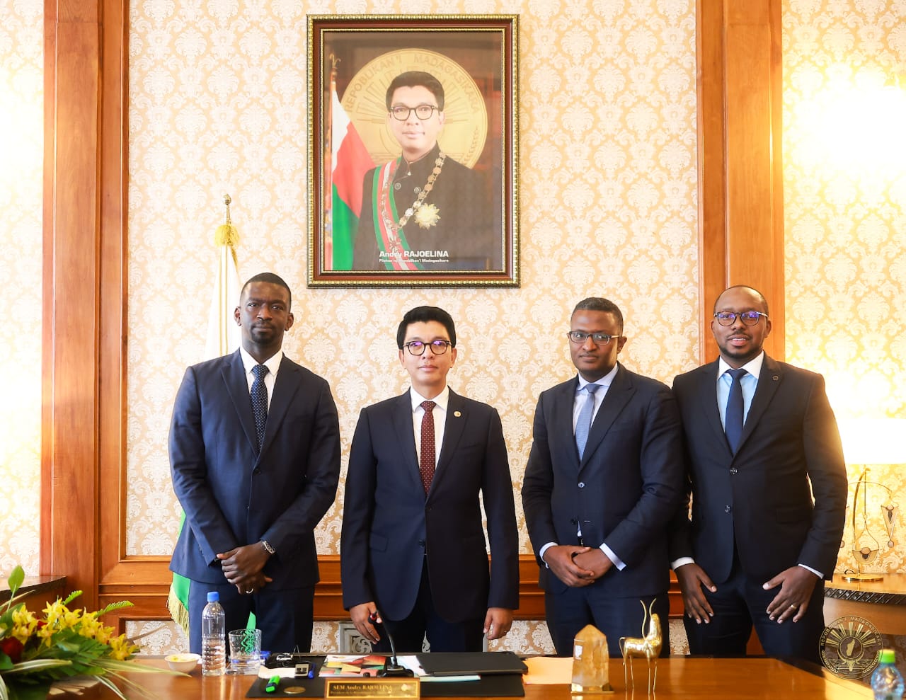 Réunion de travail entre le Président Andry Rajoelina et Cambridge Industries Ltd sur la transition énergétique de Madagascar
