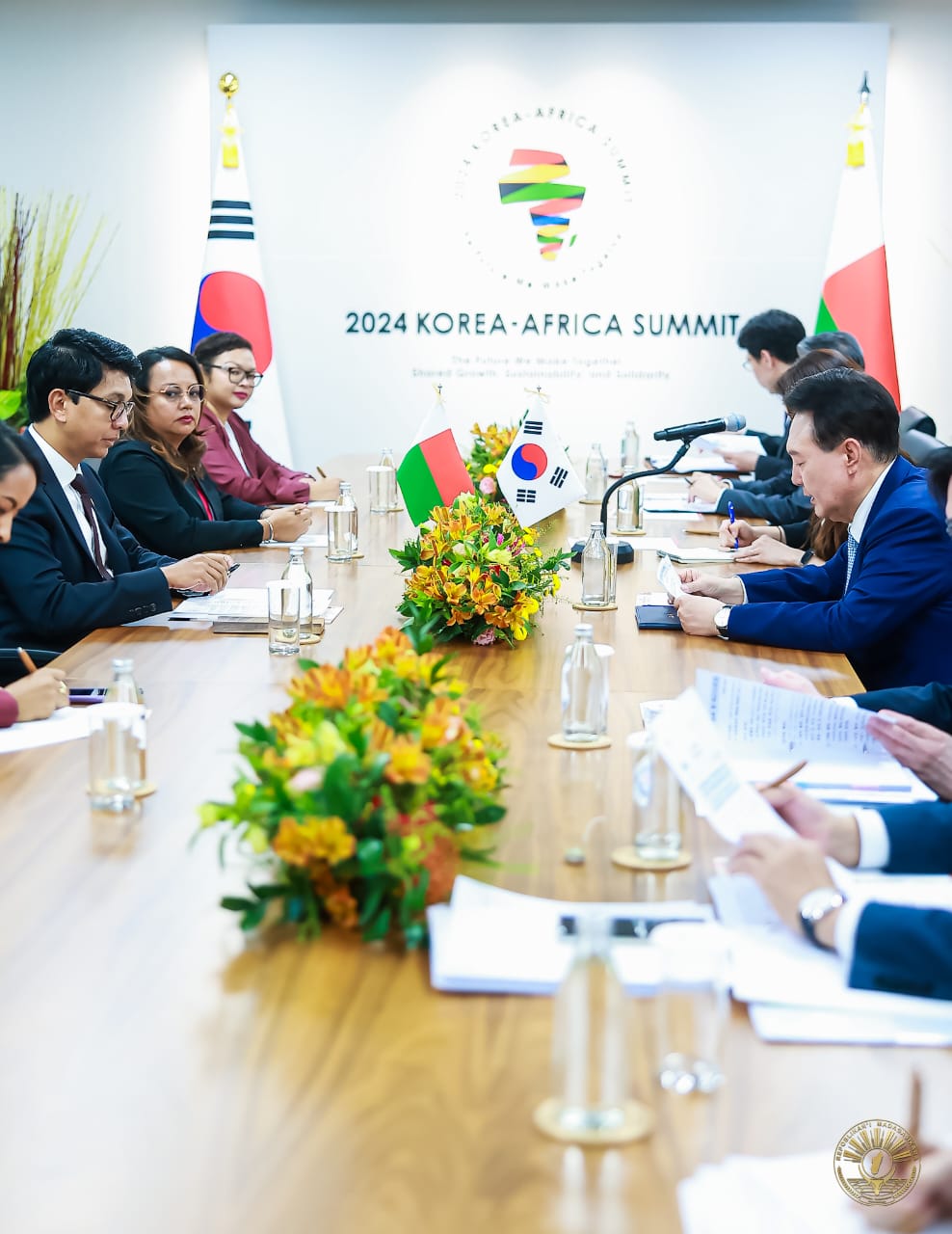 Fitsidihana ofisialy tontosain'ny Filohan’ny Repoblika ao Korea Atsimo