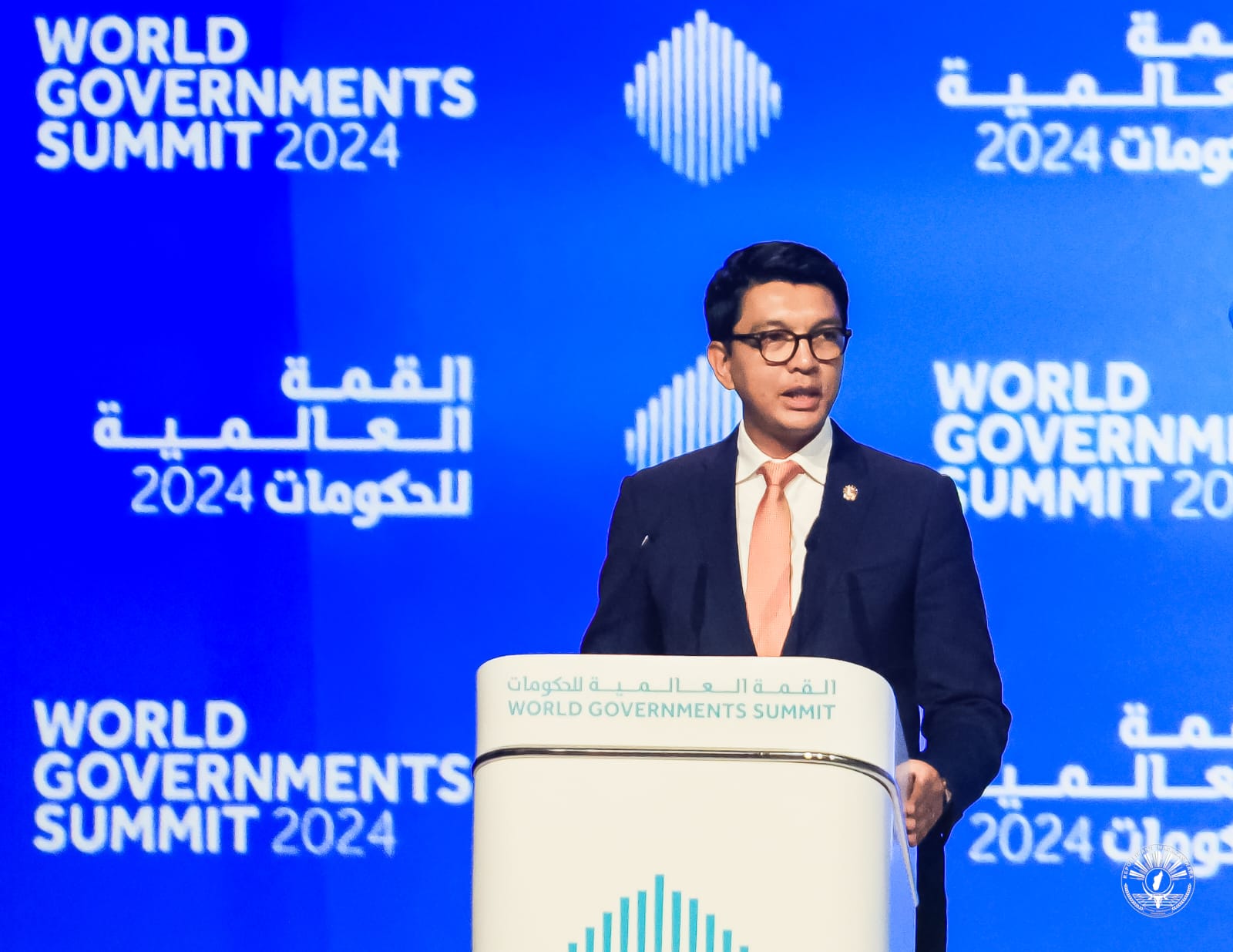 Allocution du Président de la République Andry Rajoelina au Sommet Mondial des Gouvernements à Dubaï