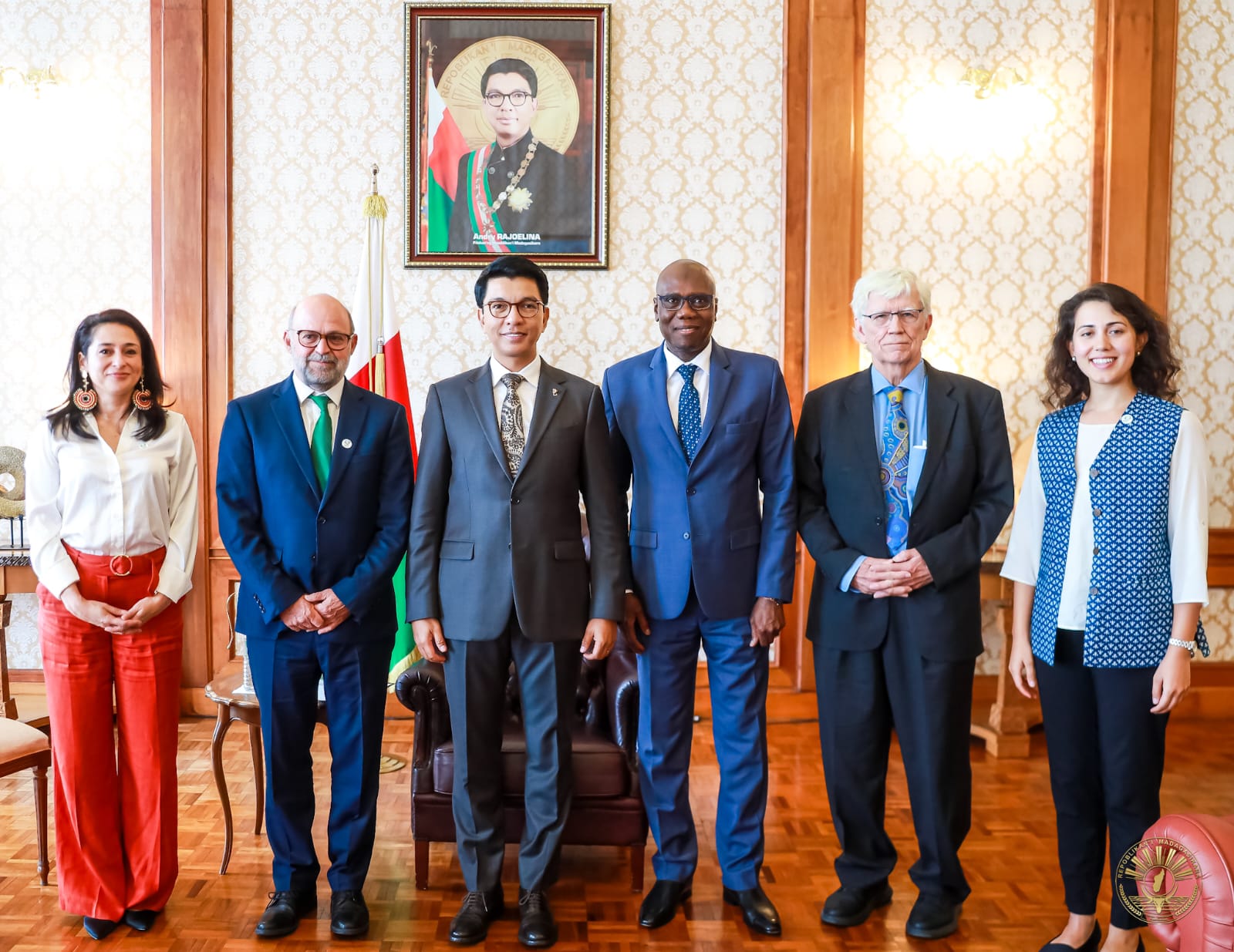 Le Président Andry RAJOELINA reçoit une délégation du Fonds pour l’Environnement Mondial