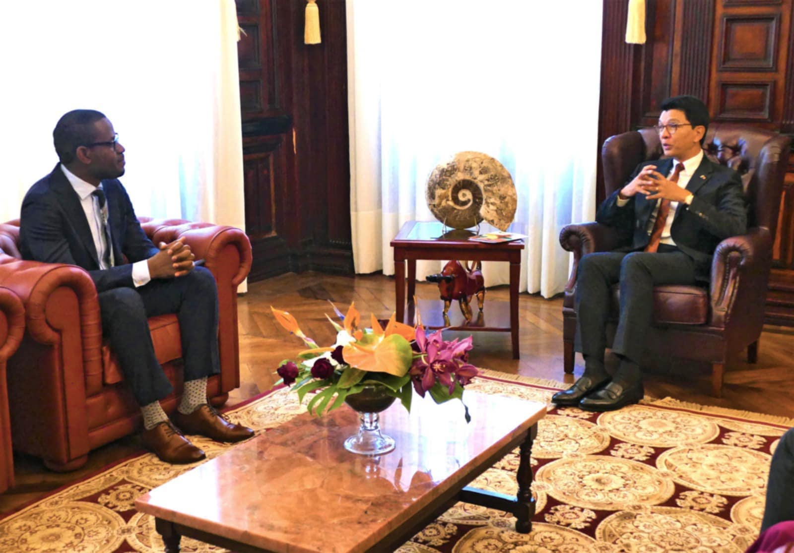 Rencontre du Président de la République Andry RAJOELINA avec le Représentant Résident du Fonds Monétaire International à Madagascar