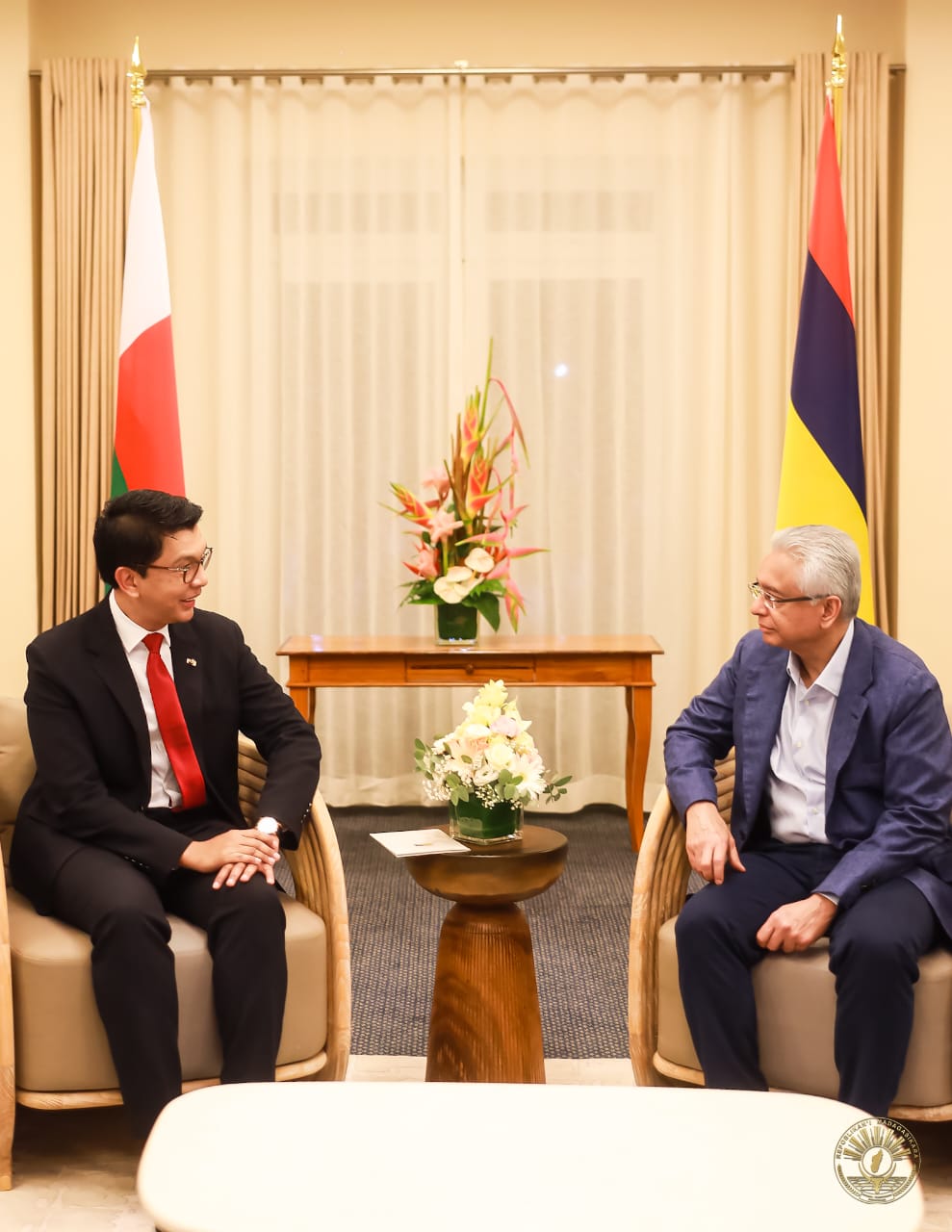 Île Maurice : Le Président de la République Andry Rajoelina reçu par le Premier ministre mauricien Pravind Kumar Jugnauth