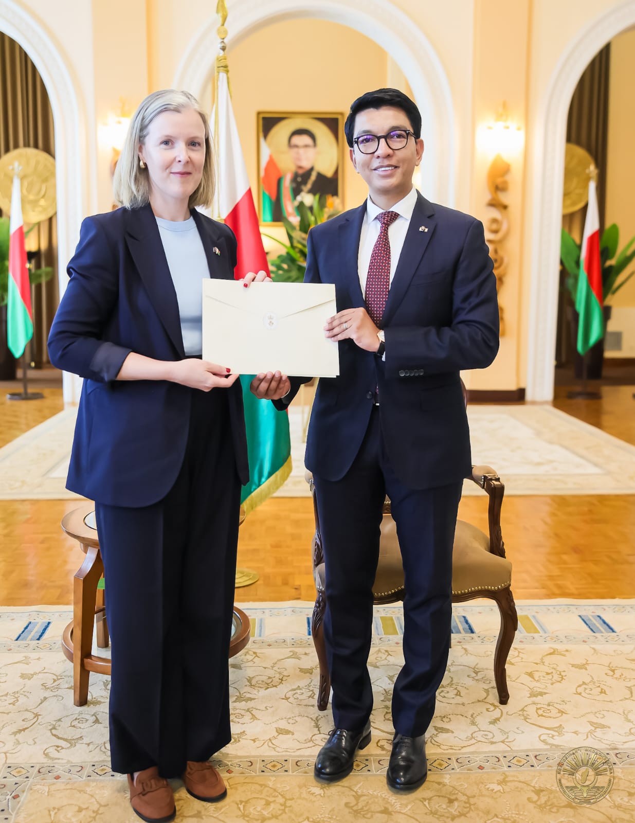 Présentation des Lettres de Créance de la nouvelle Ambassadrice d'Australie à Madagascar