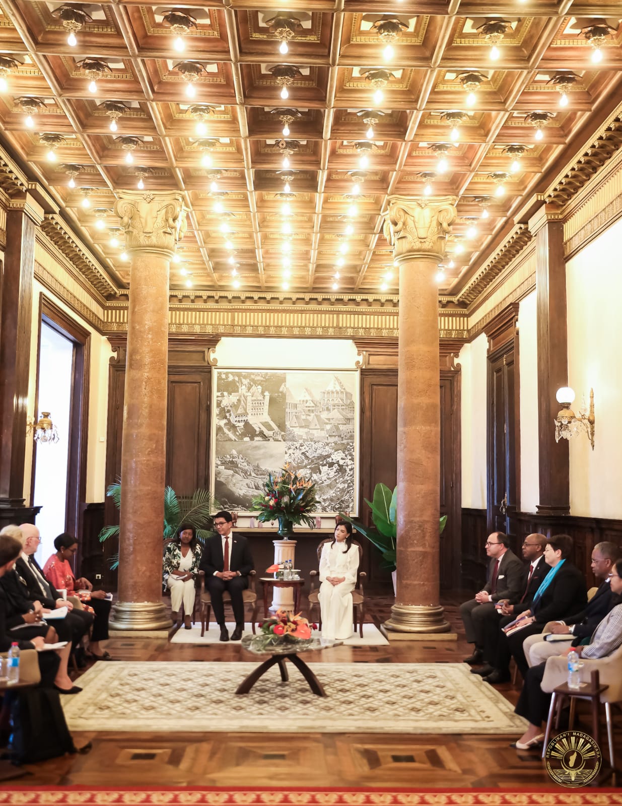 Rencontre avec la délégation de l'Initiative mondiale pour l'élimination de la poliomyélite (IMEP) et de l'Alliance GAVI