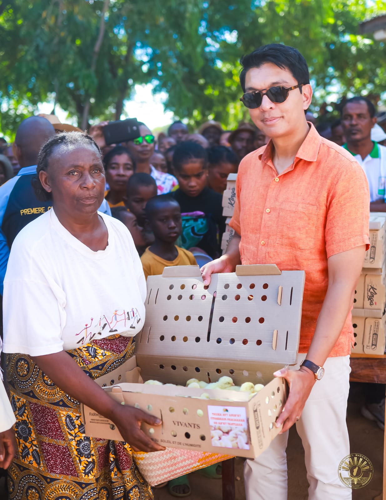 Déplacement du Président Andry RAJOELINA dans les districts de Tsihombe, Toliara, Betioky et Sakaraha