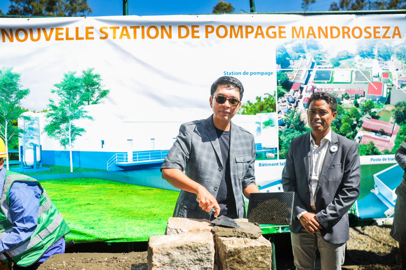 Lancement des travaux de construction de la station de pompage $de Mandroseza I