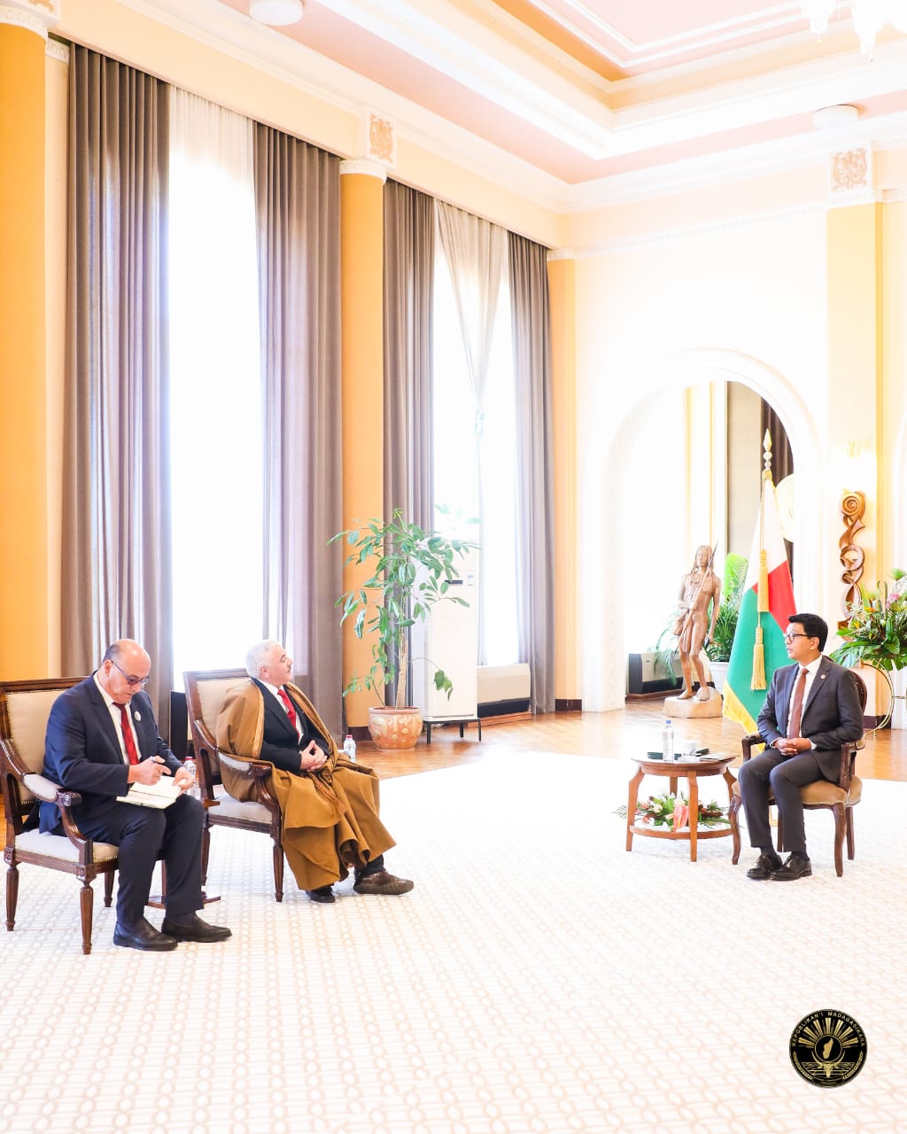 Présentation des Lettres de Créance du nouvel Ambassadeur d’Algérie à Madagascar