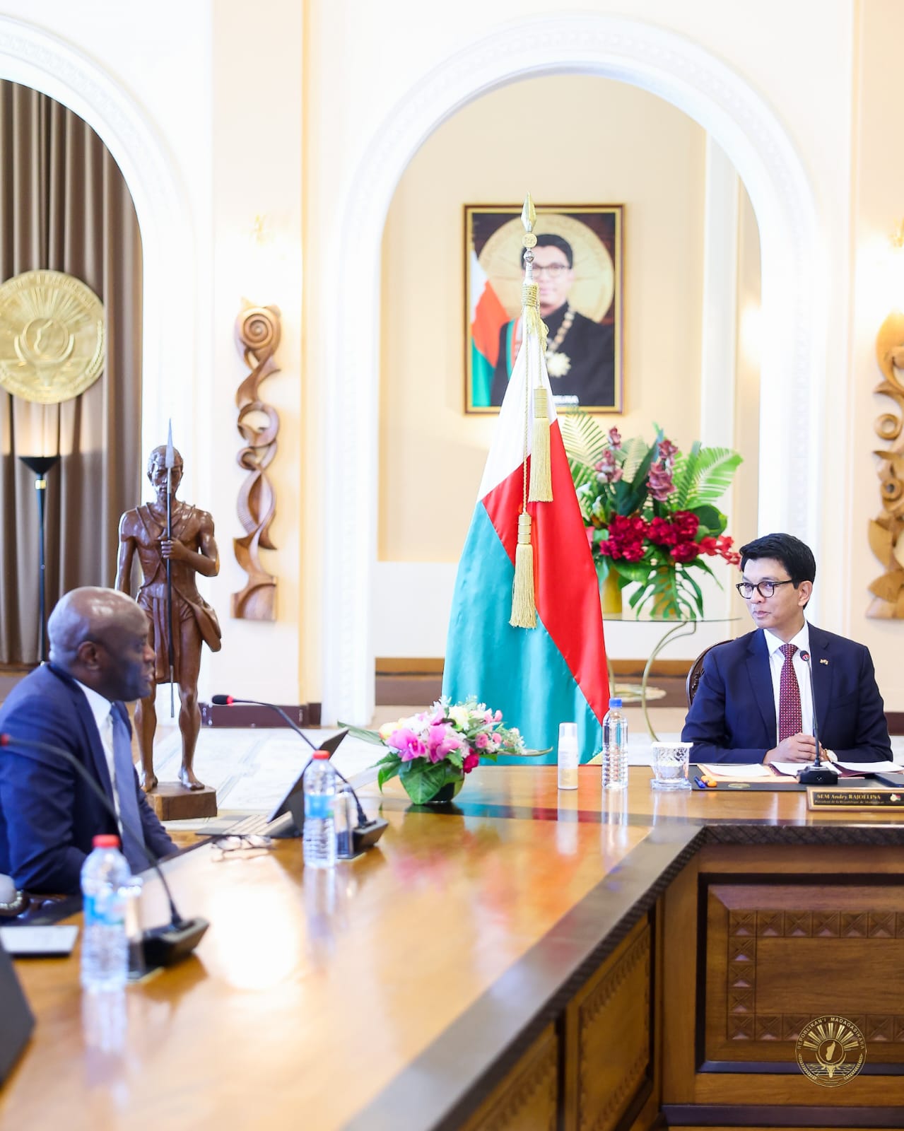 Le Président Andry Rajoelina a reçu la mission du FMI dans le cadre de la deuxième revue des programmes FEC et FRD