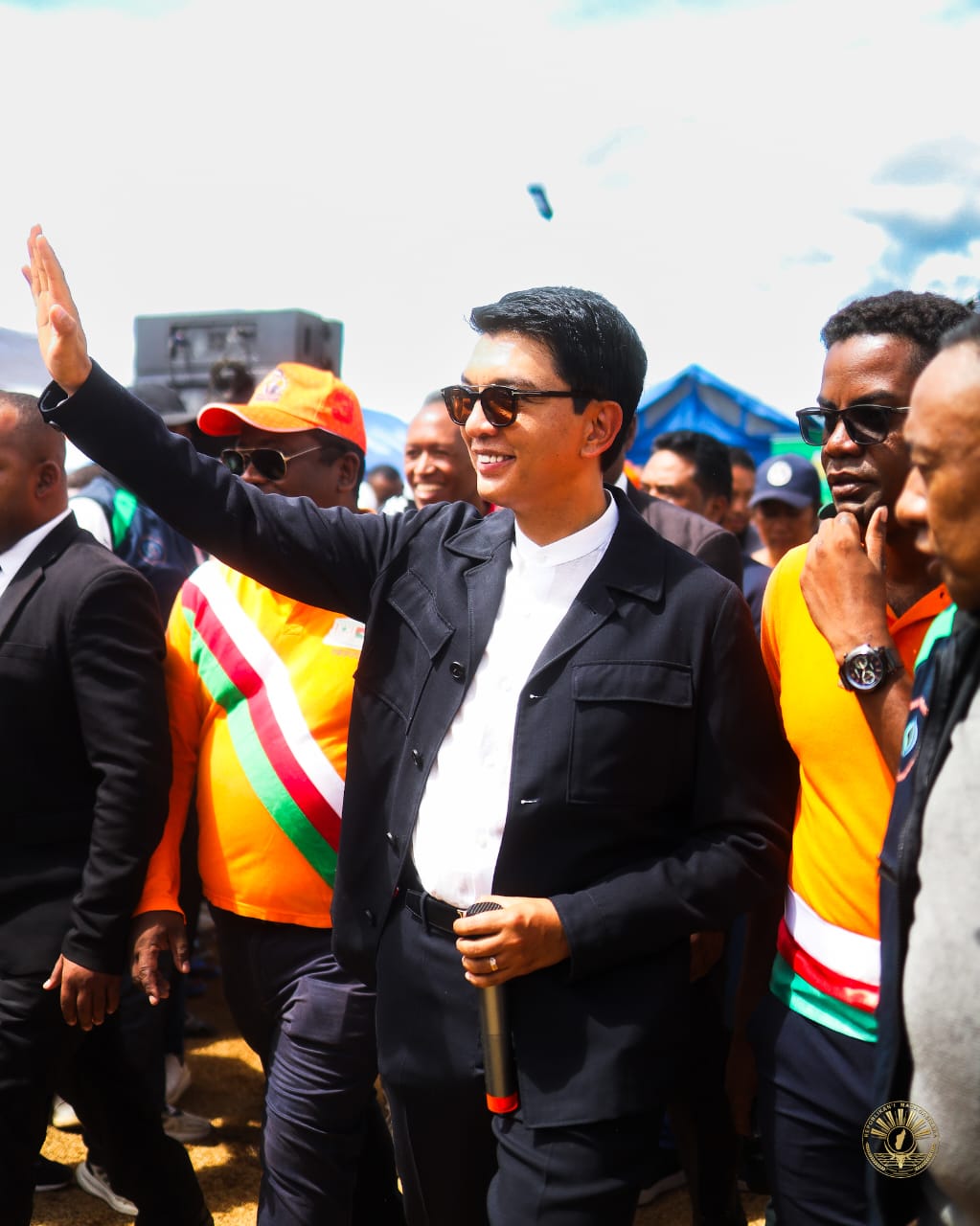 Le Président Andry Rajoelina au chevet des sinistrés des fortes pluies à Anosizato Andrefana