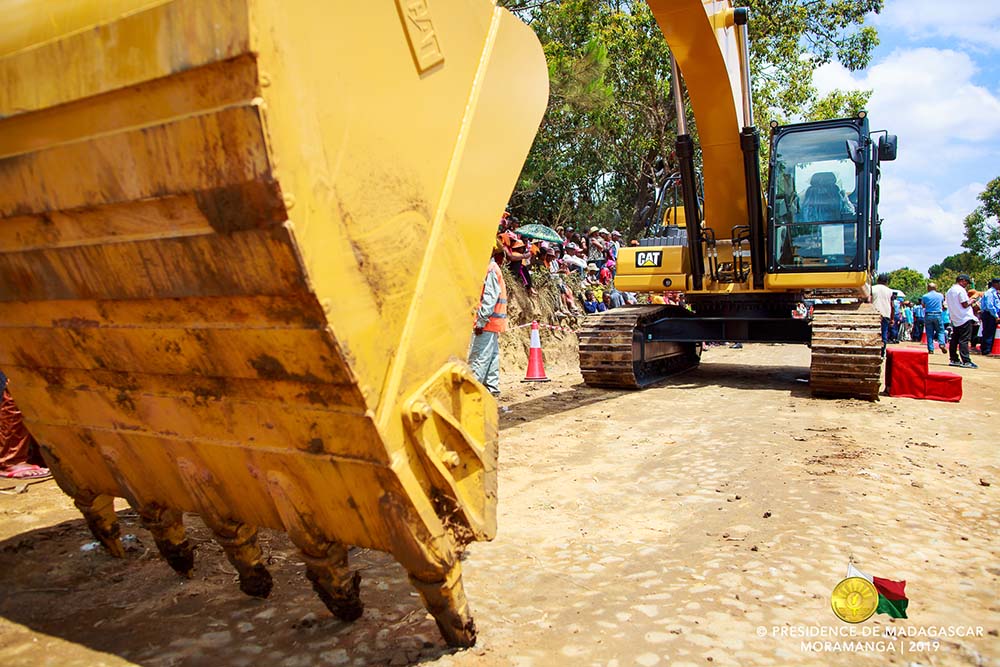 Moramanga - Ambatondrazaka: lancement officiel des travaux de bitumage de la RN44