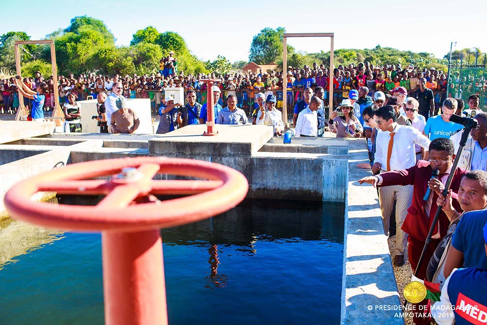 DESCENTE DU PRÉSIDENT ANDRY RAJOELINA DANS LE SUD