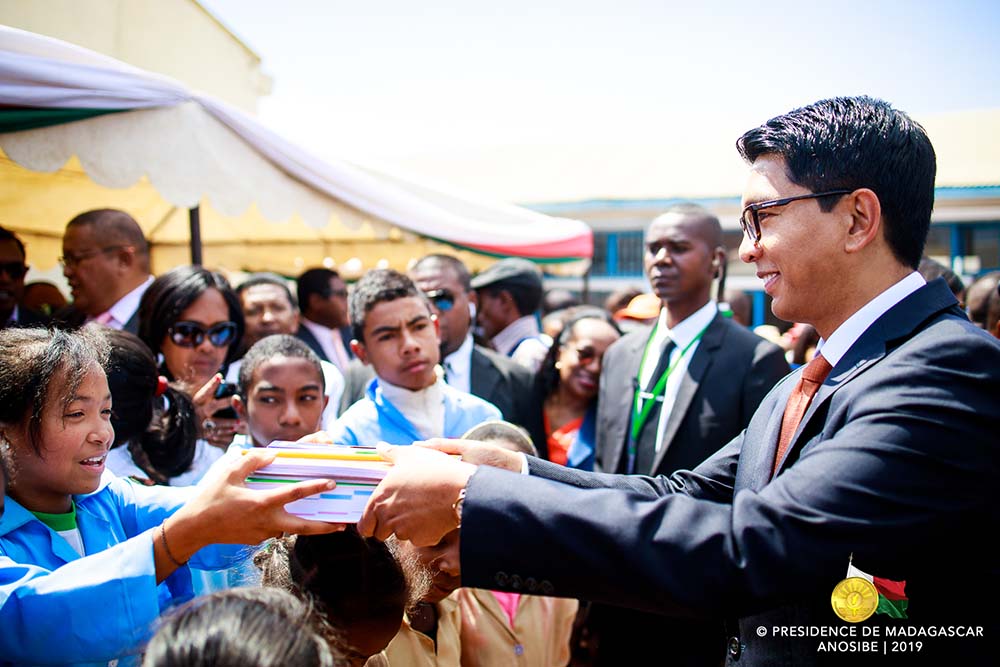 Descente du Président Andry Rajoelina à l'EPP Anosibe: priorité à l'éducation