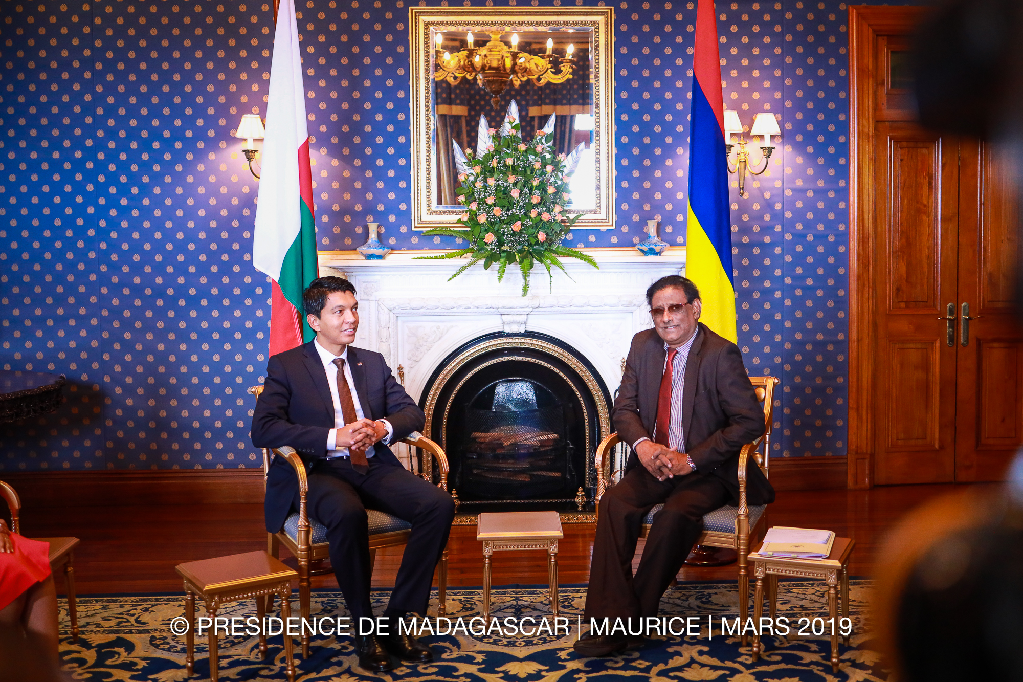 Visite d’Etat du président de la République Andry  Rajoelina à l'île Maurice