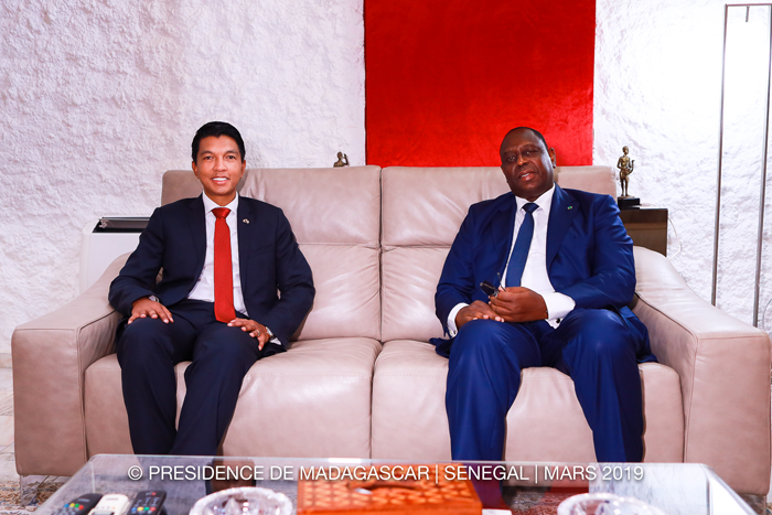 Le président de la République Andry Rajoelina est arrivé au Sénégal
