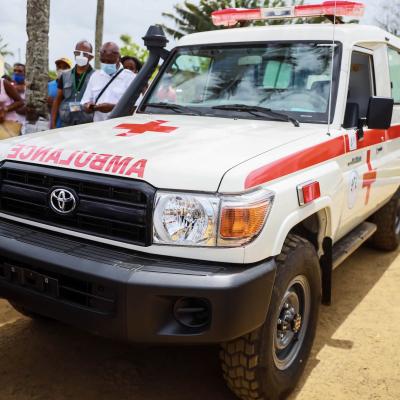 18 septembre 2020 Remise des équipements et matériels médicaux, Hôpital de Besopaka Sambava; Région de Sava de la province d'Antsiranana.