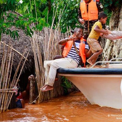 Fortes intempéries : le Président Andry Rajoelina au chevet des sinistrés 