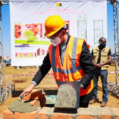 14 Decembre 2019 - Construction de 80 logements sociaux à Vatofotsy, Antsirabe,Region vakinakaratra