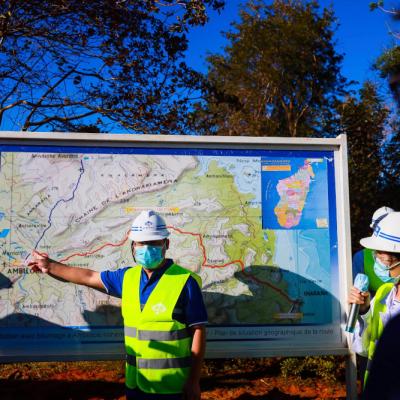 22 Septembre 2020 - Construction de la route nationale RN5A reliant Vohémar - Ambilobe,Region Diana