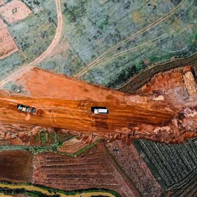 03/12/2022 - Lancement des travaux de construction de la première autoroute de Madagascar, commune d’Ambolo, Talata Volonondry, Analamanga