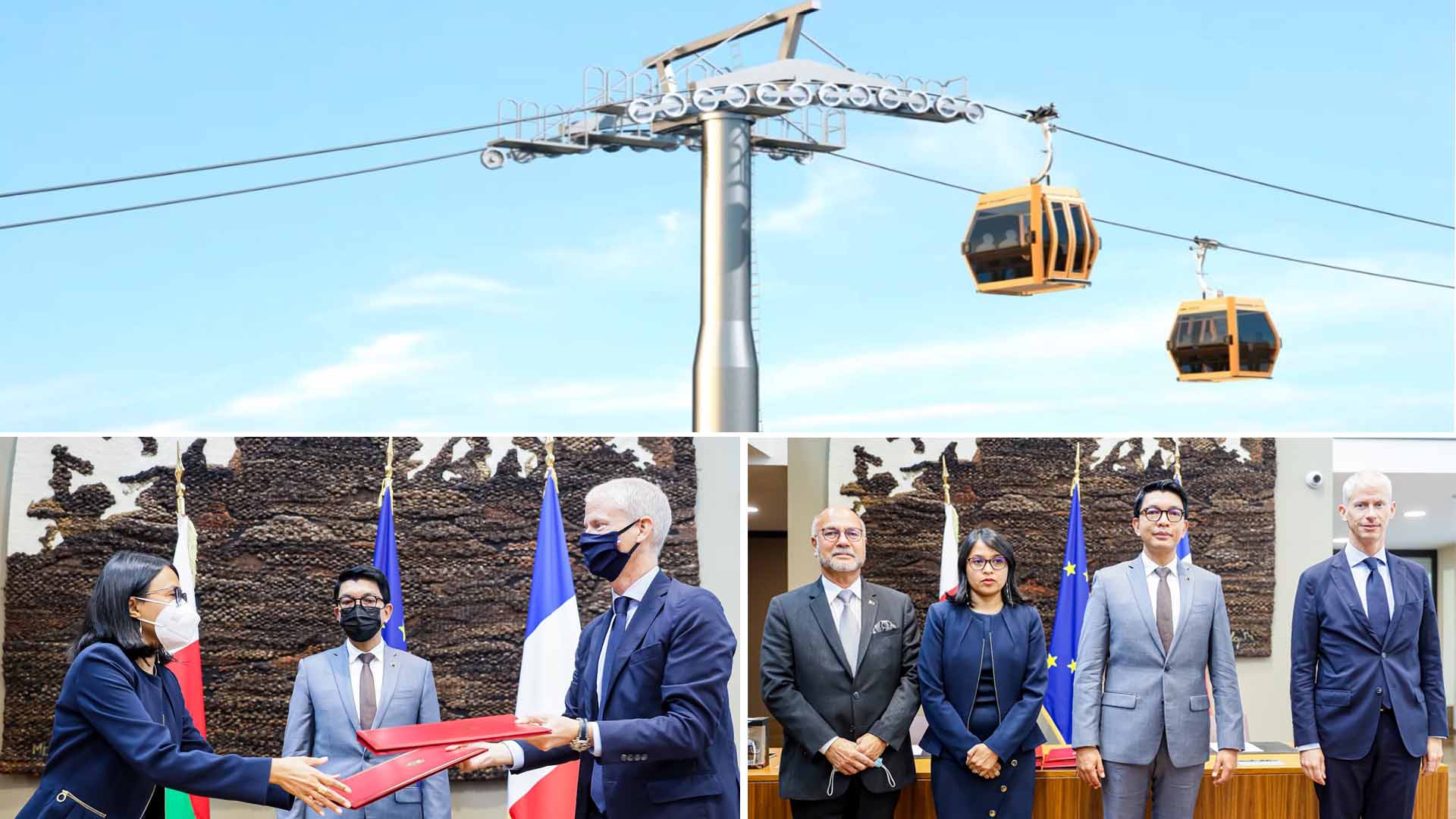 HANOMBOKA NY FAMETRAHANA NY ZOTRA TELEPHERIQUE ETO AN-DRENIVOHITRA